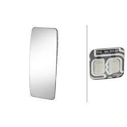 Exterior Mirror Mirror Glass HELLA 9MX 564 305-002 OE Ref A 001 811 45 33
