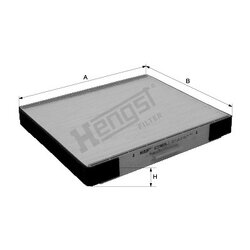 HENGST Pollen Filter HENGST FILTER E3985LI OE Ref 97133-2D900