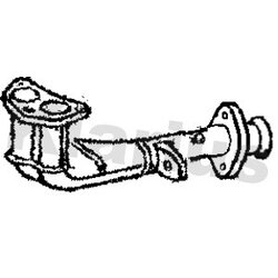 Exhaust Pipe KLARIUS 301101 OE Ref 4F0959126B