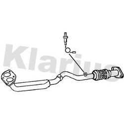 Exhaust Pipe KLARIUS 301103 OE Ref 6455X5