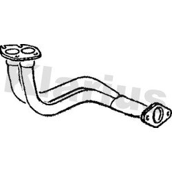 Exhaust Pipe KLARIUS 301192 OE Ref 858065