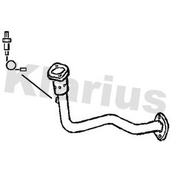 Exhaust Pipe KLARIUS 301197 OE Ref 8671013468