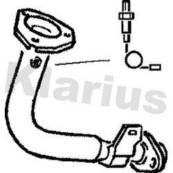 Exhaust Pipe KLARIUS 301285 OE Ref 1705Z3