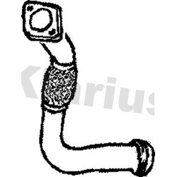 Exhaust Pipe KLARIUS 301292 OE Ref 8671015350