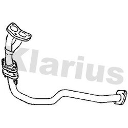Exhaust Pipe KLARIUS 301325 OE Ref 174107B050