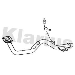 Exhaust Pipe KLARIUS 301327 OE Ref 174101B090