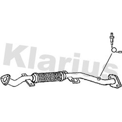 Exhaust Pipe KLARIUS 301334 OE Ref 200105M370KE