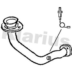Exhaust Pipe KLARIUS 301337 OE Ref 30862725