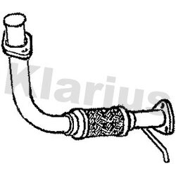 Exhaust Pipe KLARIUS 301339 OE Ref WCD106180