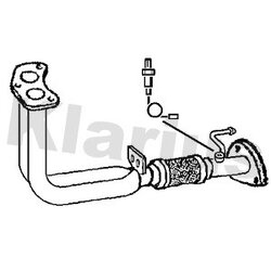 Exhaust Pipe KLARIUS 301377 OE Ref 8671015719