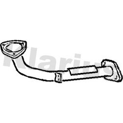 Exhaust Pipe KLARIUS 301392 OE Ref 8671015770