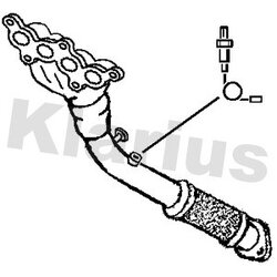Exhaust Pipe KLARIUS 301394 OE Ref 1784184