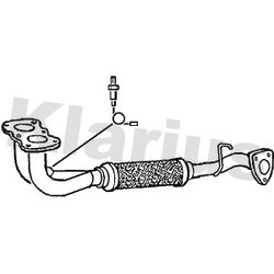 Exhaust Pipe KLARIUS 301397 OE Ref WCD106090