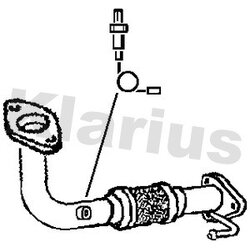 Exhaust Pipe KLARIUS 301483 OE Ref 18210SEAJ13