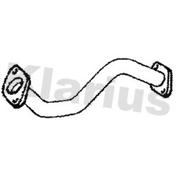Exhaust Pipe KLARIUS 301743 OE Ref 174100H080