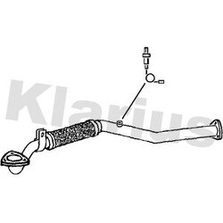 Exhaust Pipe KLARIUS 301837 OE Ref 55557529