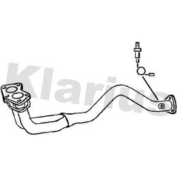 Exhaust Pipe KLARIUS 301885 OE Ref 1J0253091CT