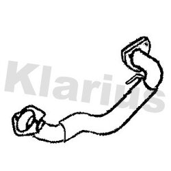 Exhaust Pipe KLARIUS 301897 OE Ref 028253091D