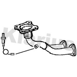 Exhaust Pipe KLARIUS 301945 OE Ref 8N1253091A
