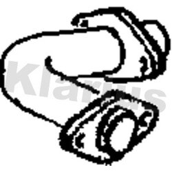 Exhaust Pipe KLARIUS 301993 OE Ref 4514900031