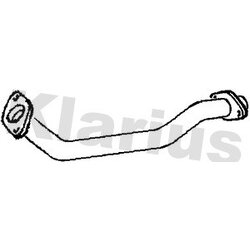 Exhaust Pipe KLARIUS 302002 OE Ref 1741028460