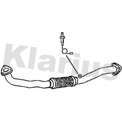 Exhaust Pipe KLARIUS 302008