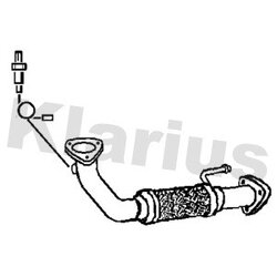 Exhaust Pipe KLARIUS 302020 OE Ref 96629160