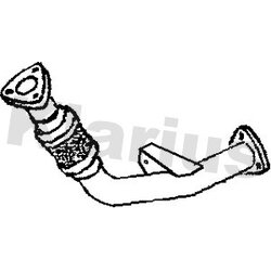 Exhaust Pipe KLARIUS 302024 OE Ref 4F0254300R