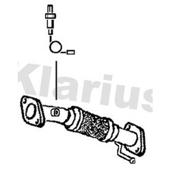 Exhaust Pipe KLARIUS 302101 OE Ref 286101P300