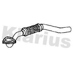 Exhaust Pipe KLARIUS 302104 OE Ref 13216994