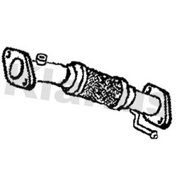 Exhaust Pipe KLARIUS 302113 OE Ref 286102R100