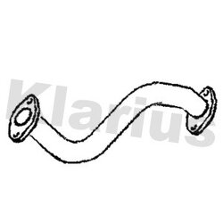 Exhaust Pipe KLARIUS 302121 OE Ref 1741028582