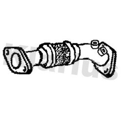 Exhaust Pipe KLARIUS 302126 OE Ref 8200517155