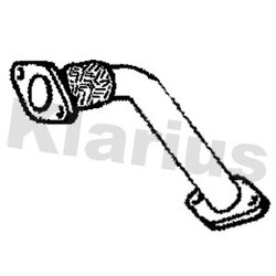 Exhaust Pipe KLARIUS 302129 OE Ref 8200890464