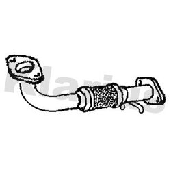 Exhaust Pipe KLARIUS 302134 OE Ref 286102B750