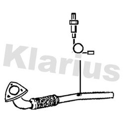 Dpf Pressure Sensor Pipe KLARIUS 302148 OE Ref 13253519