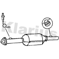 Catalytic Converter KLARIUS 311173 OE Ref 1H0131089CX