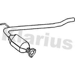 Catalytic Converter KLARIUS 311456 OE Ref 028131089AX