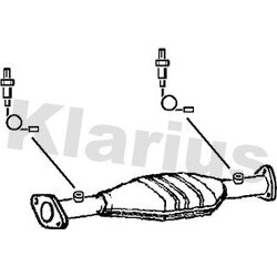 Catalytic Converter KLARIUS 311477 OE Ref 18160PEMG00