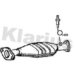 Catalytic Converter KLARIUS 311480 OE Ref 18160PM5A01