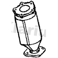 Catalytic Converter KLARIUS 311605 OE Ref B08A01F700