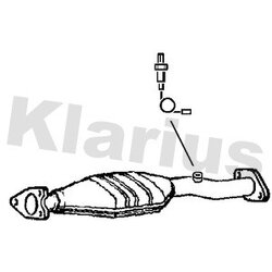 Catalytic Converter KLARIUS 311636 OE Ref 1307148