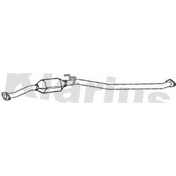 Catalytic Converter KLARIUS 311698 OE Ref 1742027040