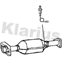 Catalytic Converter KLARIUS 311754 OE Ref 18160PCXG01