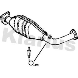 Catalytic Converter KLARIUS 311774 OE Ref WAG104640