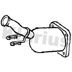 Catalytic Converter KLARIUS 311810 OE Ref 8671018311