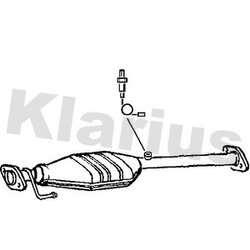 Catalytic Converter KLARIUS 311816 OE Ref 1425065D60