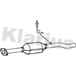Catalytic Converter KLARIUS 311824 OE Ref 1K0254400RX