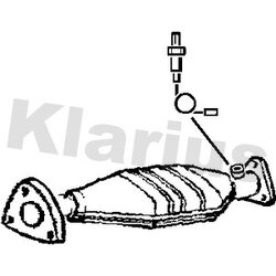 Catalytic Converter KLARIUS 311838 OE Ref 18160PDAG50