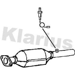 Catalytic Converter KLARIUS 312065 OE Ref 1K0254401PX